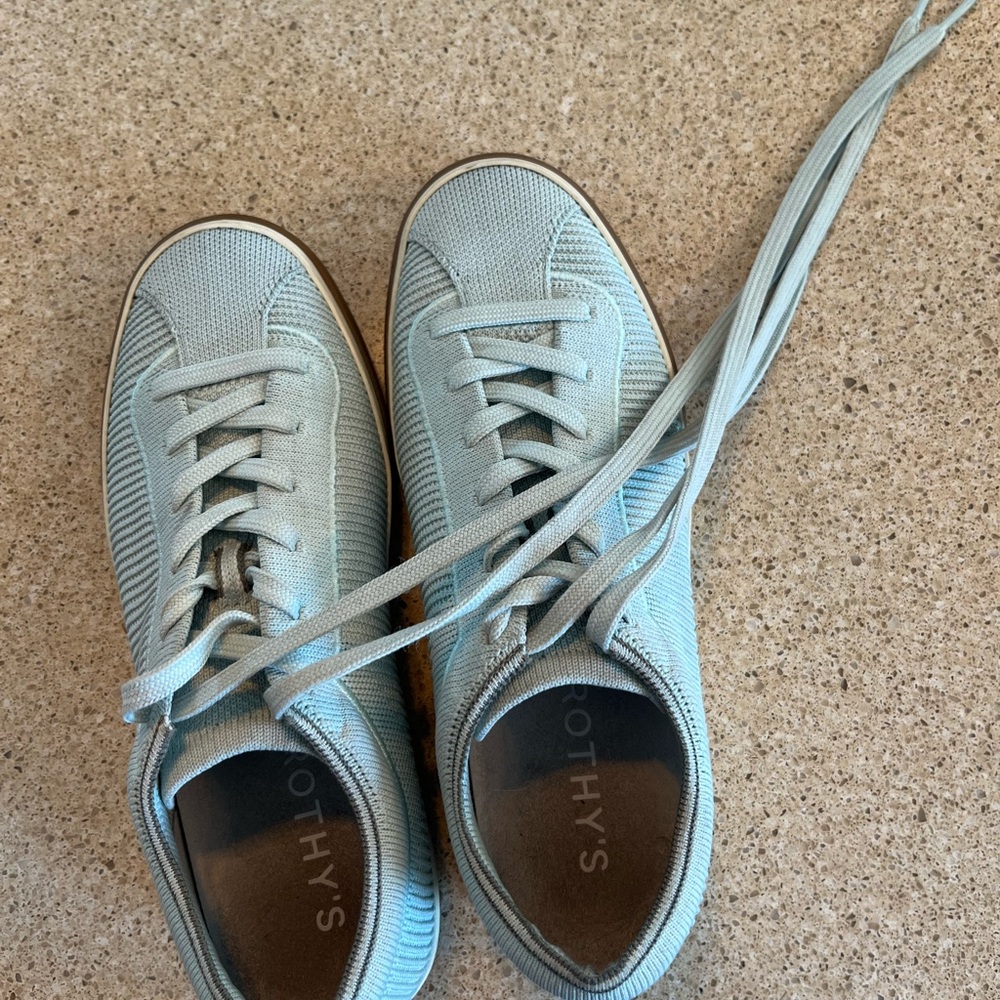 Rothy's Women's Lace Up mint sneakers